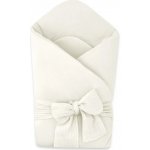 Baby Nellys Elegantní mušelínová zavinovačka s vázáním Nature smetanová – Zboží Dáma