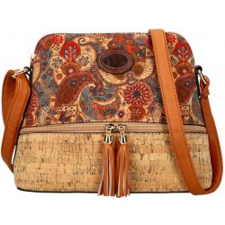 crossbody dámská kabelka v korkovém designu T8297 typ 2