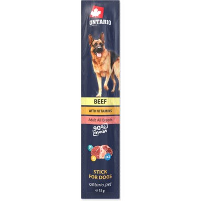 Ontario Stick for dogs BEEF 2 x 15 g – Zboží Mobilmania