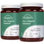 Vitaler's Zinek 15 mg + Selen 200 mcg 120 kapslí – Hledejceny.cz