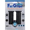 Moto řídítko Gripy Fat grips s větší vnějším průměrem, OXFORD (černá pryž, tvrdost pryže medium, na řidítka o průměru 22 mm, pár)