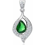 Olivie Stříbrný přívěsek LUNA SMARAGD 9238 – Zboží Dáma