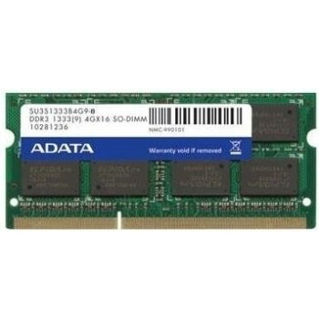 ADATA 8GB 1333MHz DDR3 CL9 SODIMM AD3S1333W8G9-R