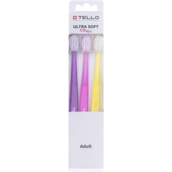 Tello 6240 zubní kartáček Ultra Soft 3 ks