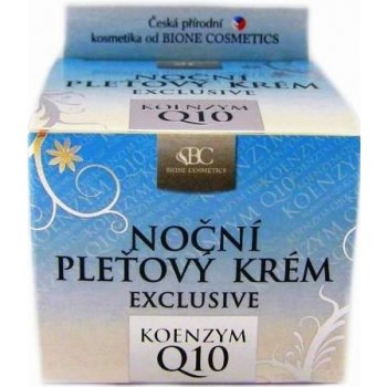 BC Bione Cosmetics Exclusive + Q10 noční pleťový krém 51 ml