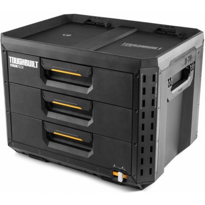 Toughbuilt StackTech XL Box na nářadí se 3 zásuvkami TB-B1-D-70-3 – Zboží Mobilmania