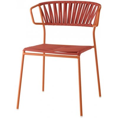 Scab Design Židle LISA CLUB s područkami terracota 2873 ZE P74 – Zboží Mobilmania