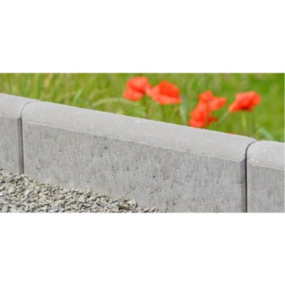 Diton Záhonový obrubník 100 x 20 x 5 cm přírodní beton 1 ks