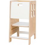 Asir Učící věž KULE 90 x 50 cm hnědá bílá AS2174 – Zboží Dáma