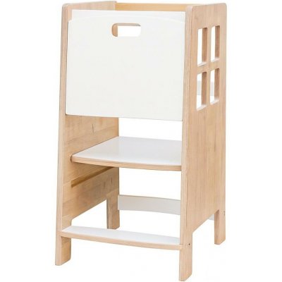 Asir Učící věž KULE 90 x 50 cm hnědá bílá AS2174 – Zboží Dáma