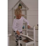 Vingo světle šedá židlička otevírací s přihrádkou – Sleviste.cz