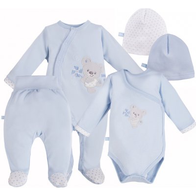 Eevi Kojenecká souprava NEWBORN modrá – Zboží Dáma