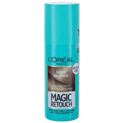 L'Oréal Magic Retouch Instant Root Concealer Spray 04 Dark Blonde 75 ml – Zboží Mobilmania