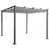 Pergola Sunfun Pergola se shrnovací látkovou střechou Jakarta II, 3 x 3 m, šedá GFM01108F