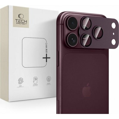 Ochranný kryt na kameru Tech-Protect pro iPhone 18 Pro, vínový – Hledejceny.cz