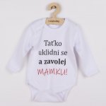 NEW BABY Body s potiskem New Baby a zavolej MAMKU! – Hledejceny.cz