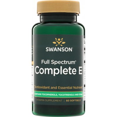 Swanson Vitamin E + Tokotrienoly 60 kapslí – Hledejceny.cz