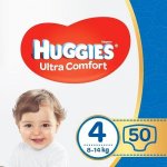 Huggies Ultra Comfort Jumbo 4+ 10-16 kg 50 ks – Hledejceny.cz