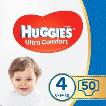 Huggies Ultra Comfort Jumbo 4+ 10-16 kg 50 ks