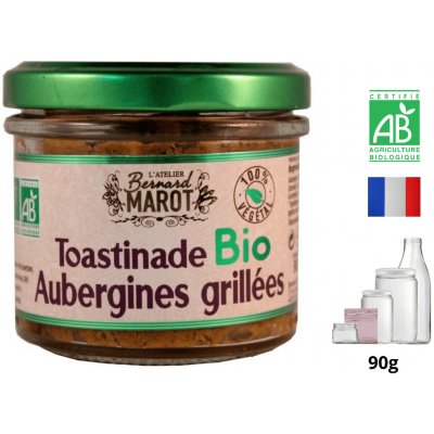 Bernard Marot BIO pomazánka z lilků Toastinade BIO aux Aubergines 90g – Zboží Dáma
