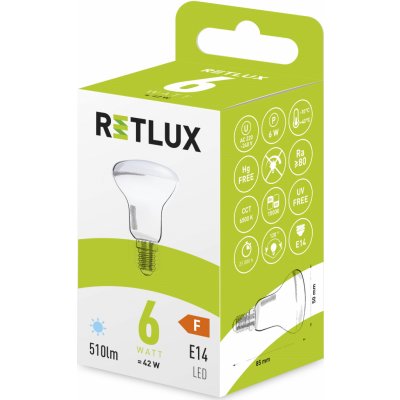 Retlux RLL 423 R50 E14 Spot 6W DL – Zboží Mobilmania