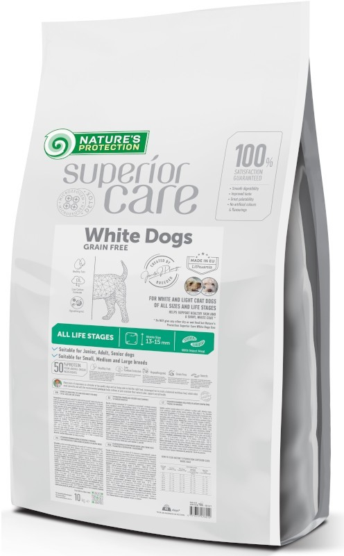 Nature\'s Protection Superior Care White Dogs Insect 4 kg