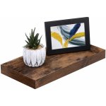 Vasagle Nástěnná polička Rezan, hnědá, 20 x 40 cm – Zboží Dáma