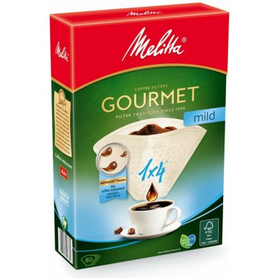 MELITTA Gourmet Mild vel 4 80ks – Zbozi.Blesk.cz