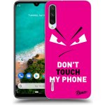 Pouzdro Picasee silikonové Xiaomi Mi A3 - Evil Eye - Pink čiré – Zbozi.Blesk.cz