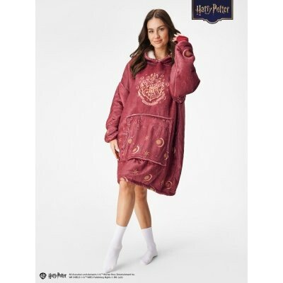 MKLuzkoviny.cz Beránková mikina Harry Potter Bradavice červená – Hledejceny.cz