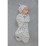 Sleepee Zavinovačka First Step Swaddle s čepičkou Tečky černé – Hledejceny.cz