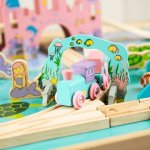 Bigjigs Stolní vláčkodráha mořský svět – Sleviste.cz