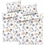 Livarno Home povlečení Renforcé květiny/bílá 140x200 70x90 – Zboží Dáma
