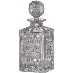 Bohemia Crystal ručně broušená karafa na whisky Felicie Line Gold 800 ml – Zboží Dáma