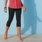 3/4 legíny s pružným pasem černá – Sleviste.cz