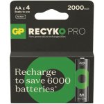 GP ReCyko Pro AA 2000mAh 4ks 1032224200 – Zboží Živě