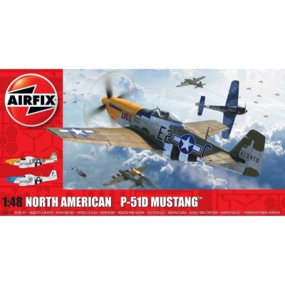 Airfix North American P 51D Mustang Filletless Tails 1:48 – Hledejceny.cz