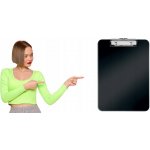 Leitz Wow A4 deska s klipem černá – Sleviste.cz