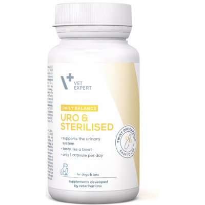 VetExpert Uro&sterilised 30 kapslí (TWIST OFF) – Hledejceny.cz