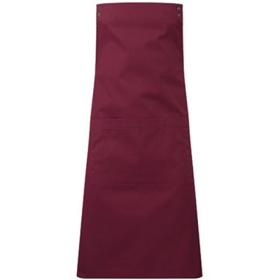 Premier Workwear Gastro zástěra tělo PR190 Burgundy Pantone 209C 70x86cm – Hledejceny.cz