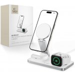 Tech-Protect Bezdrátová nabíječka pro iPhone, Apple Watch a AirPods - Tech-Protect, QI15W-A47 Wireless Charger White – Sleviste.cz
