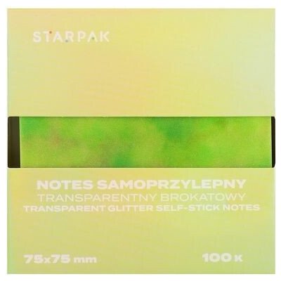 Poznámkový samolepící bloček 75x75/100k Transparentní Ombre Dark C5 Starpak – Hledejceny.cz