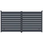 Brána G21 Reno 350x176 cm dvoukřídlá, antracitová – Hledejceny.cz