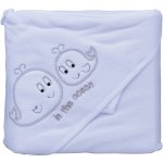 Scarlett Froté ručník velryby s kapucí bílý – Zboží Dáma