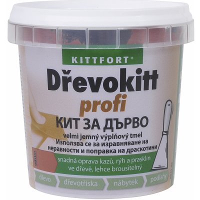 KITTFORT Dřevokitt Profi 250g bílý – Zboží Mobilmania