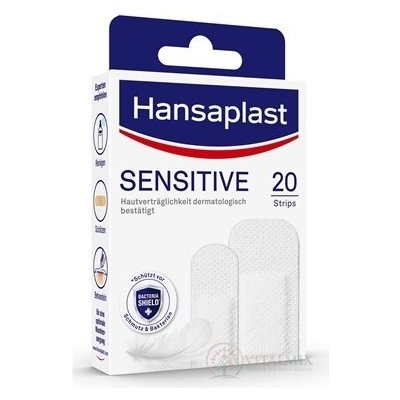 Hansaplast Sensitive hypoalergenní náplast 20 ks – Zboží Mobilmania
