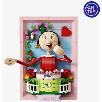 Pantasy Stavebnice - Popeye 3D picture Olive Oyl – Zboží Dáma