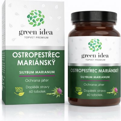Green idea Ostropestřec bylinný extrakt 60 tablet – Hledejceny.cz