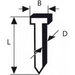 Bosch Hřebíky 1.6/16g hřebík tvar "T" SK64 45G, 2500 ks - BS-2-608-200-504 – Hledejceny.cz