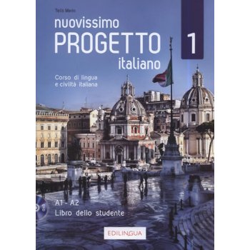 Nuovissimo Progetto italiano 1 (A1-A2) Libro dello studente+DVD Video - Marin Telis, Brožovaná